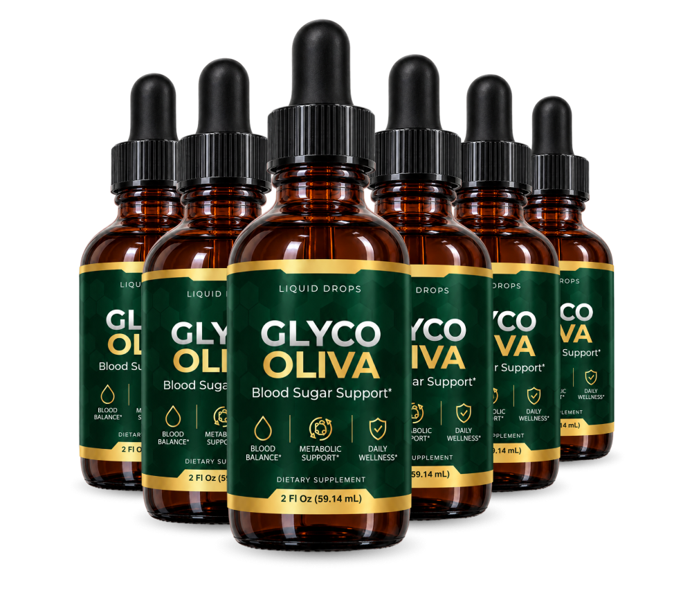 Six Glyco Oliva bottles